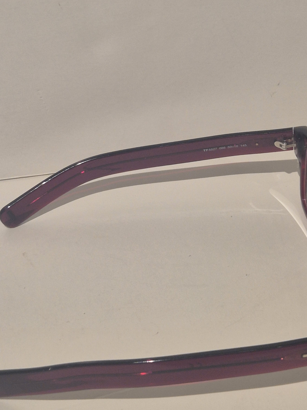 Tom Ford 5527 066 50 mm Red Eyeglasses - Picture 9 of 13
